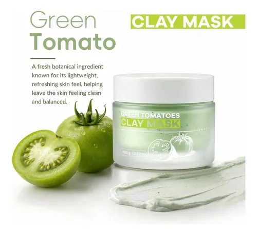 Limpiador De Poros Tomate Verde Mascarilla De Arcilla Bmrewa