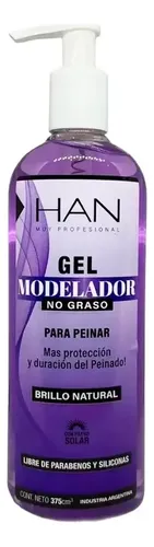 Han Gel Modelador No Graso Para Peinar Brillo Natural