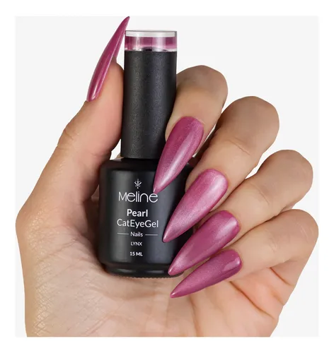 Esmalte Semipermanente Ojo De Gato Pearl Cat Eye Gel Meliné