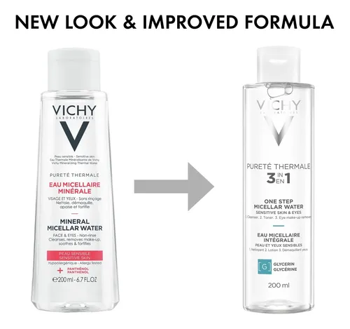 Desmaquillante Y Tónico Facial Con Agua Micelar Vichy