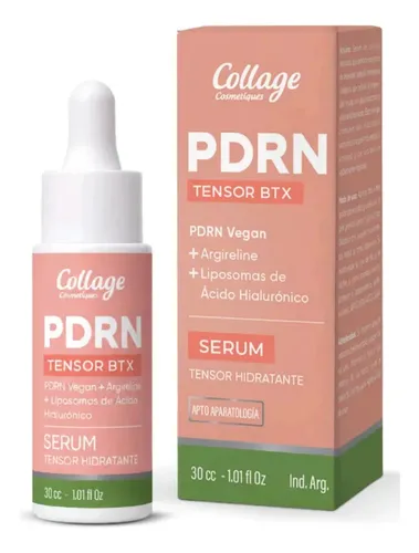Serum Pdrn Tensor Btx Collage Argireline 30cc Vegano Todo Tipo De Piel Día/noche