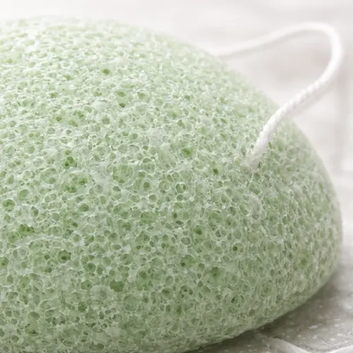 Konjac Esponja Vegetal Facial Aloe Vera Calmante Pollie