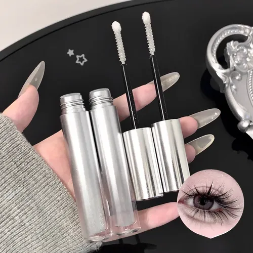 Máscara De Pestañas Con Purpurina Y Maquillaje Brillante De