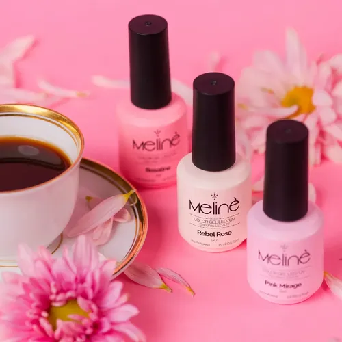 Meline Esmalte Semipermanente Cover Pink Tono Rosaline 948