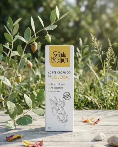 Aceite De Jojoba Orgánico Piel Cabello Sentida Botánica 30ml