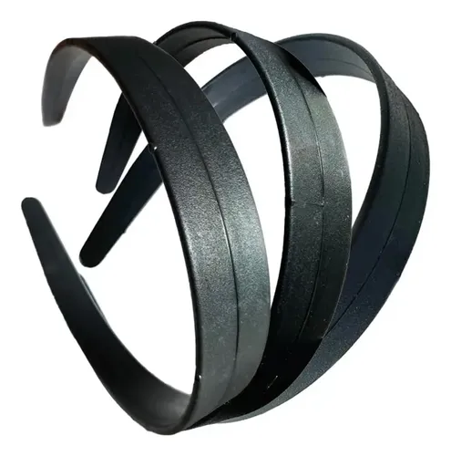 Diadema Ancha De 2cm Negra 24 Piezas Toothless