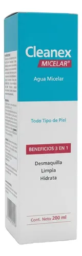 Cleanex Kit Doble Limpieza Dermolimpiador + Agua Micelar
