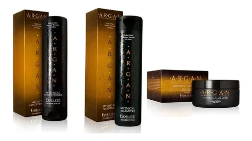 Kit Shampoo Acondicionador Mascara Mythical Argan Fidelite