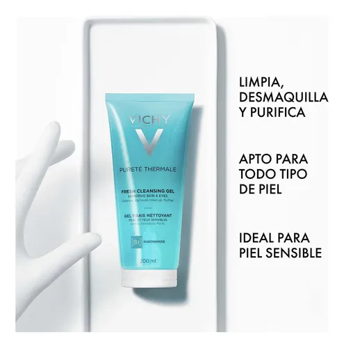 Pureté Thermale Vichy Gel Limpiador Refrescante 200ml