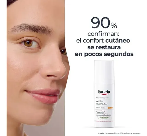 Eucerin Crema Facial Dia Fps30 Anti Rojeces Piel Sensible Día