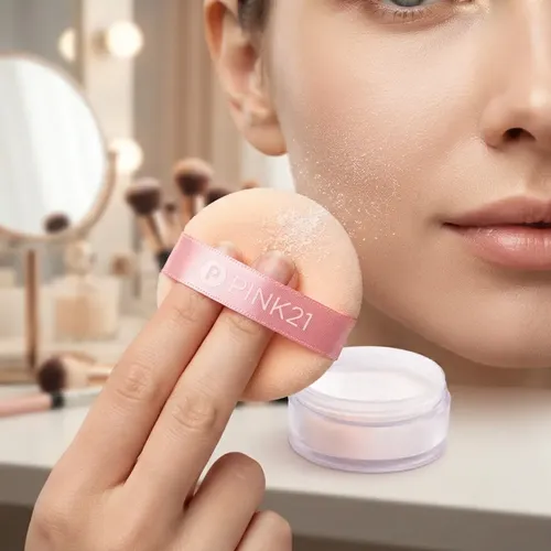 Polvo Suelto Pink21 Nmorn Efecto Silicona Loose Powder.