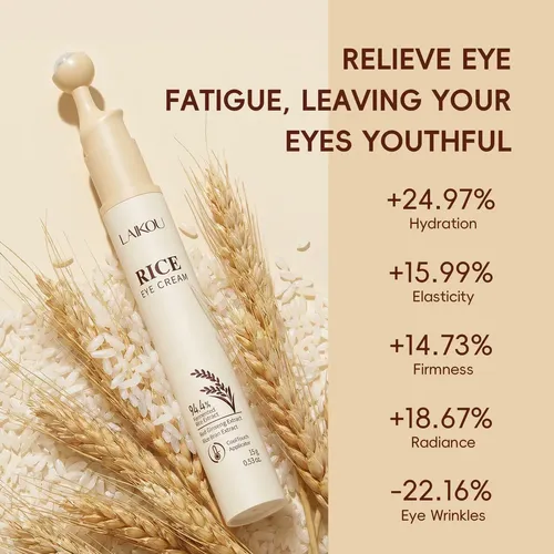 Crema Contorno De Ojos Laikou Rice 15g Normal Día/noche