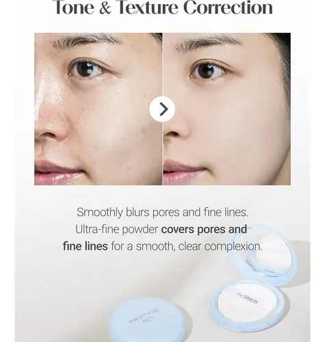 Polvo Compacto Fijador Y Control De Sebo Coreano