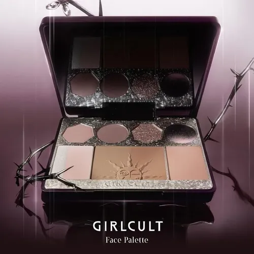 Paleta De Maquillaje Todo En Uno Girlcult, Acabado Mate Y Br
