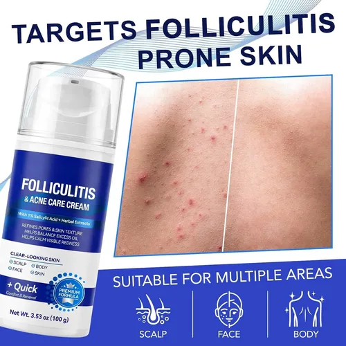 Crema Tratamiento 1% Ácido Salicílico Para Foliculitis