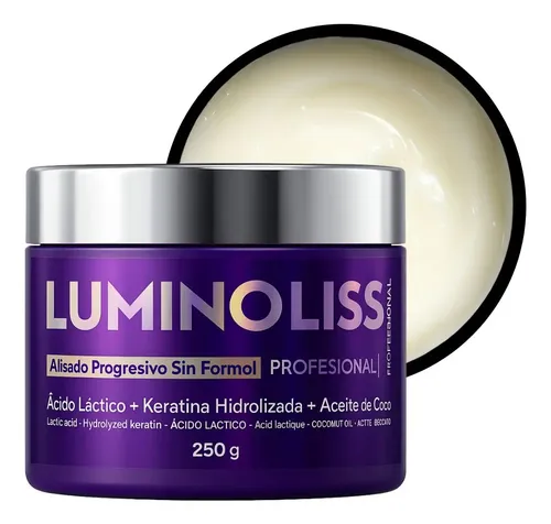 Alisado Luminoliss Crema 250g Sin Formol Antifrizz
