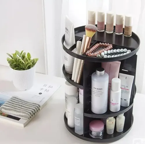 Organizador Porta Cosméticos Giratorio Multiuso Giro 360