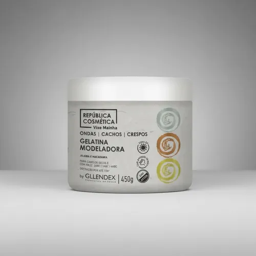 Gelatina Modeladora De Rulos Gllendex Vixe Mainha 450 Grs