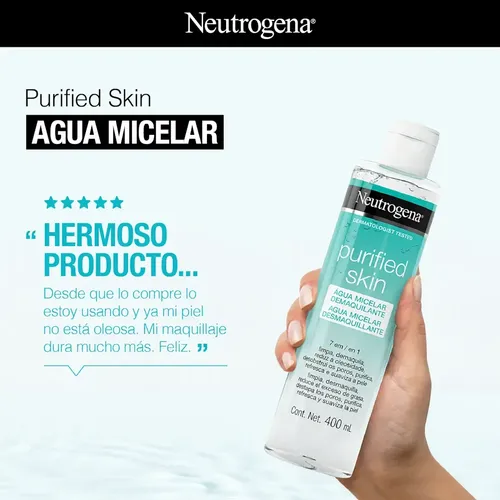 Neutrogena Agua Micelar Desmaquillante Purifiend Skin X200ml