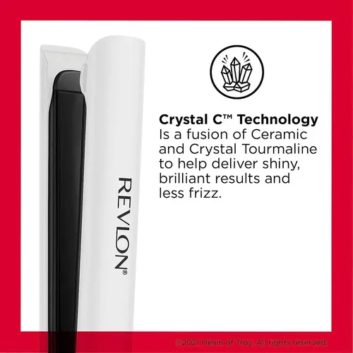 Plancha Profesional Revlon Crystal C 235°c Lacio Y Brillo