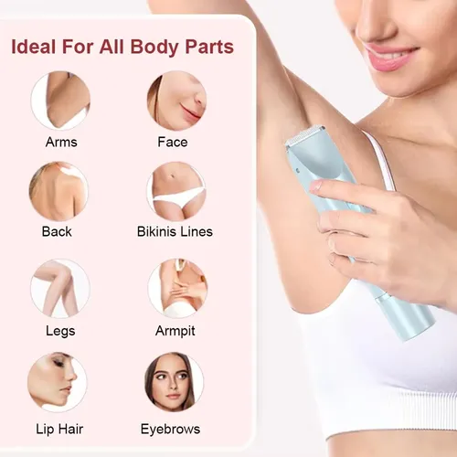 Depiladora Eléctrica Para Bikinis, Axilas Y Brazos Con Carga