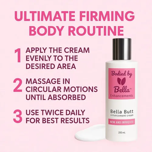Crema Reafirmante De Glúteos Bodied By Bella 200ml