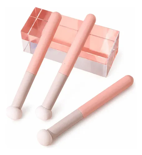 Pincel Corrector Punta Esponja Redonda Ojeras Líneas Finas