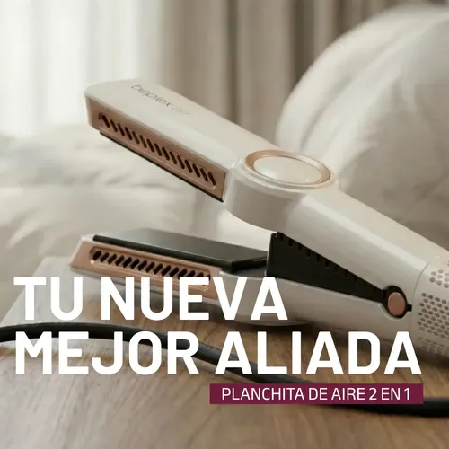 Plancha De Pelo Secadora Aire Be Plex Air Profesional 2 En 1