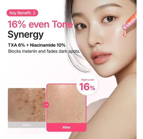 F Sérum Facial Con Retinal, Txa 6% Y Niacinamida 10% Para
