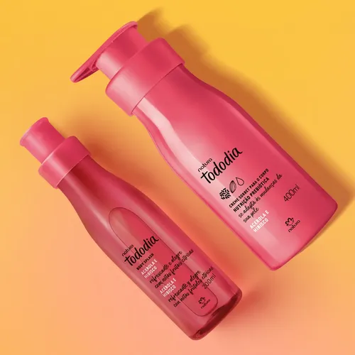Kit Hidratante Natura Tododia +body Splash Acerola Y Hibisco