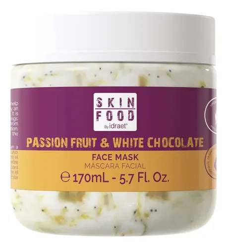 Idraet Passion Fruit & White Chocolate Face Mask 170g Tipo de piel Todo tipo de piel