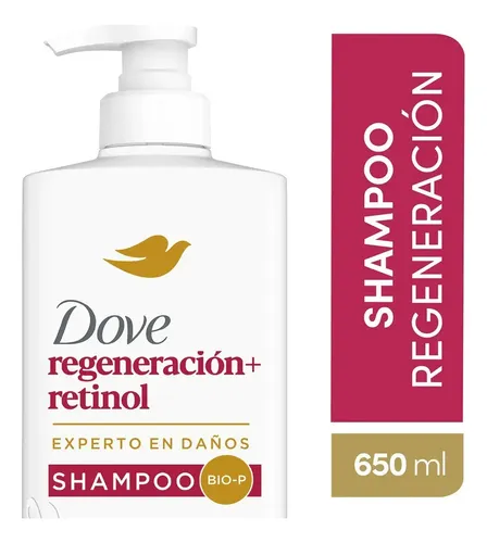 Shampoo Dove Regeneración + Retinol 650ml