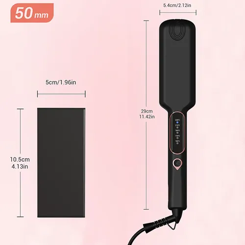 Plancha De Pelo De Titanio Ancha Con Calentamiento Rápido Vx