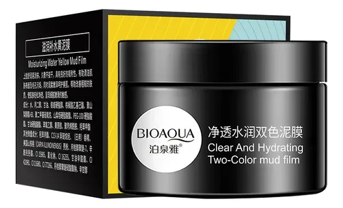 Mascarilla De Barro Bicolor Purificante Hidratante 100g