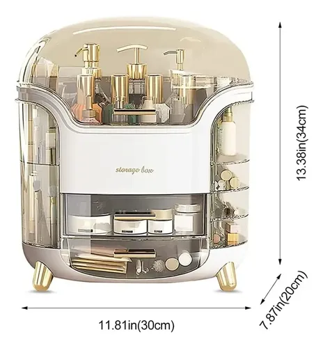 Organizador De Maquillajes Make Up Tocador Capsula