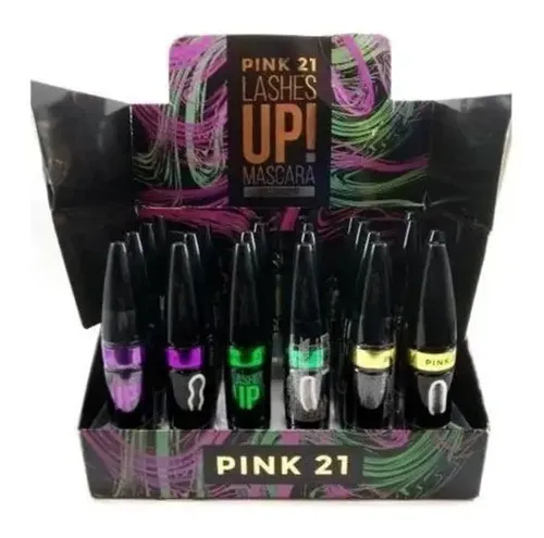 Rimel Mascara Pestañas Lashes Up Pink21 Tono Negro 3 Modelos