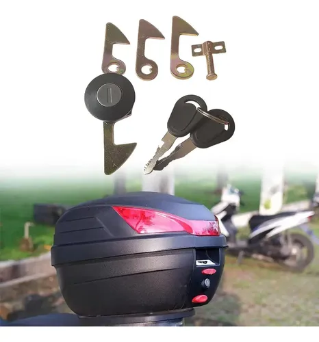 3×cerradura Y Llave Para Cola Maletero Moto Longzhou