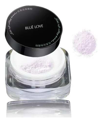 Polvo Compacto Blue Love Control Aceite Púrpura 28g