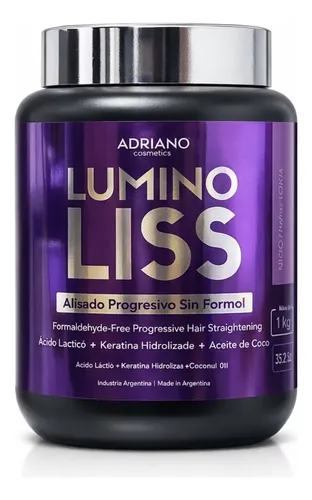 Alisado Progresivo Profesional Luminoliss By Adriano 1kg