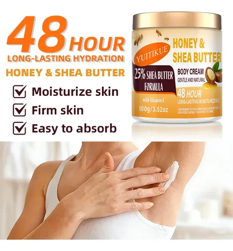 Crema Corporal Con Miel Y Karité De Rápida Absorción | Suave 1 Pc