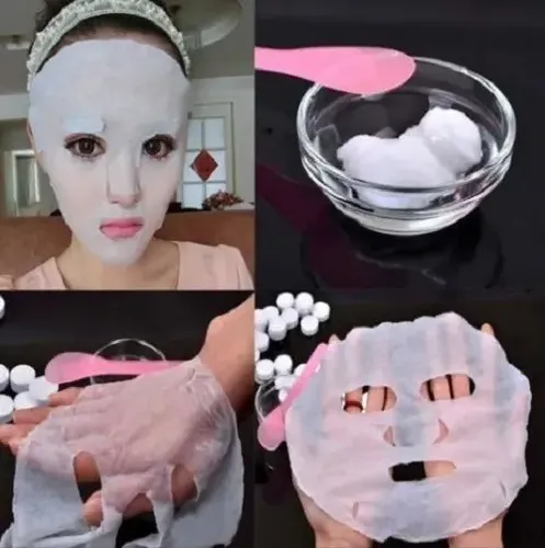 Mascara O Mascarilla Comprimida Facial Pastilla Cápsula X100