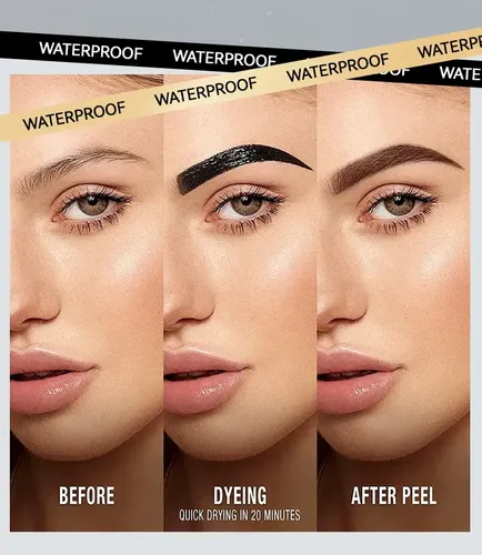 Kit 3 Gel Cejas Peel Off Duración Larga E Impermeable