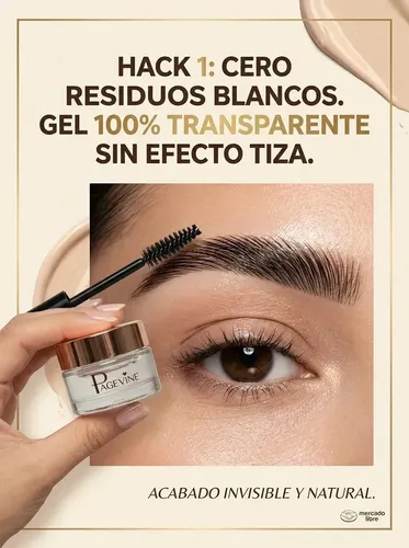 Page Vine Brow Styling Gel Máscara Para Cejas Fija Y Define