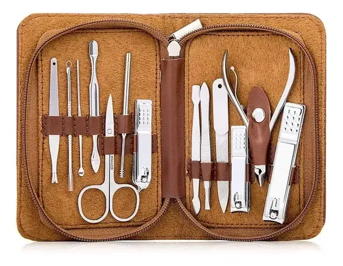 Set Uñas Manicura Pedicura Profesional Estuche Piezas