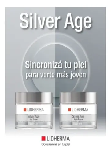 Silver Age Day Cream Lidherma Crema Hidratante De Dia Que Repone Calcio Y Vitamina D