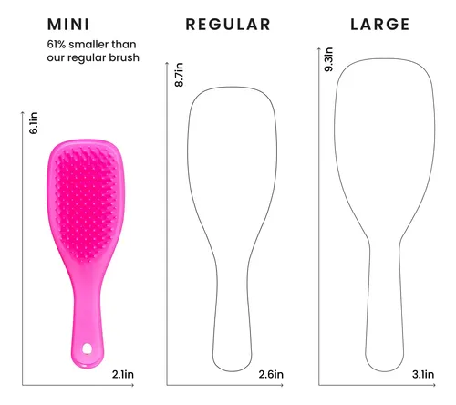 Cepillo Para Cabello Tangle Teezer Mini Runway Pink