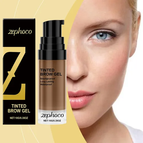 Tinte Pigmentado Para Cejas Zephoco (marrón Claro) Fácil De  Marrón Claro