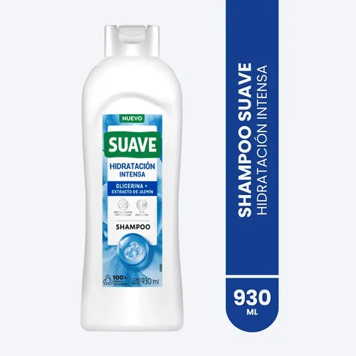 Shampoo Suave Glicerina Hidratación Intensa 930ml