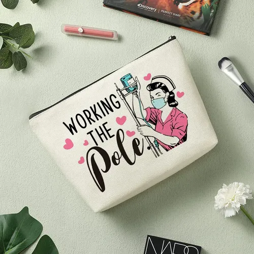 Bolso De Maquillaje Decohim Enfermera Divertida Para Mujer