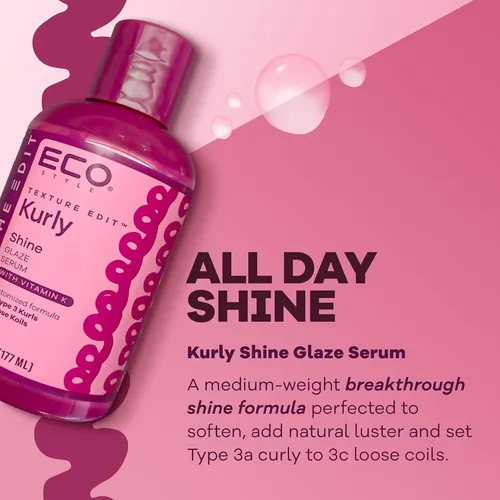 Eco Style Texture Edit Serum De Rizos Shine 6 Oz